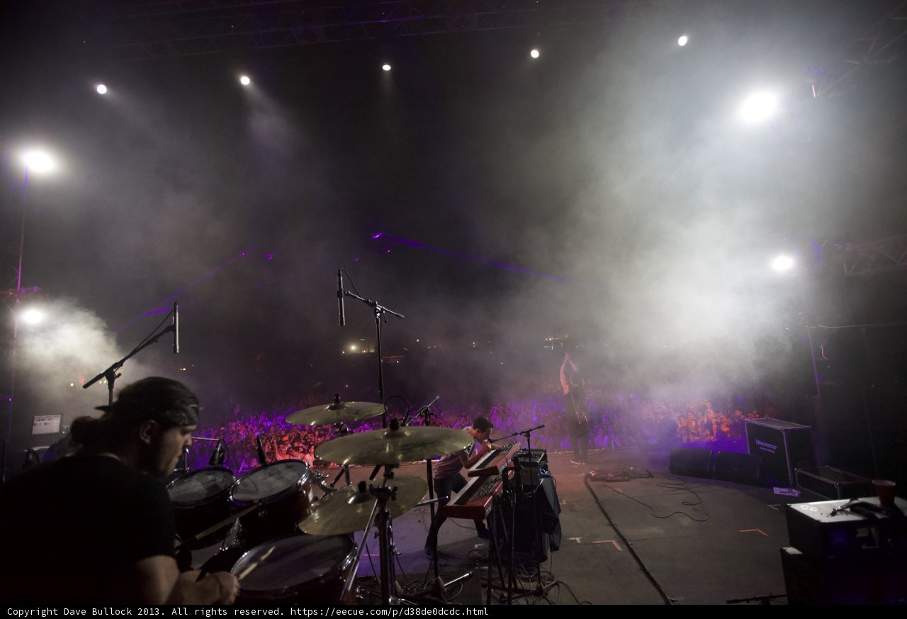 Smoke-filled Stage Rock Concert