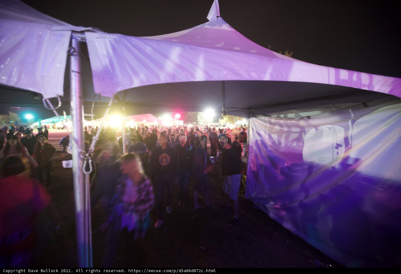 Night Time Fun Under a Festive Tent