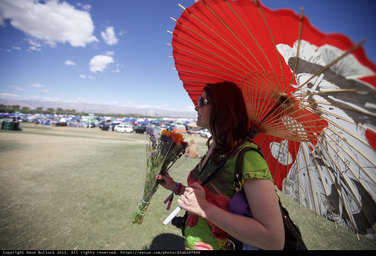 Festival Parasol Beauty at Coachella 2012