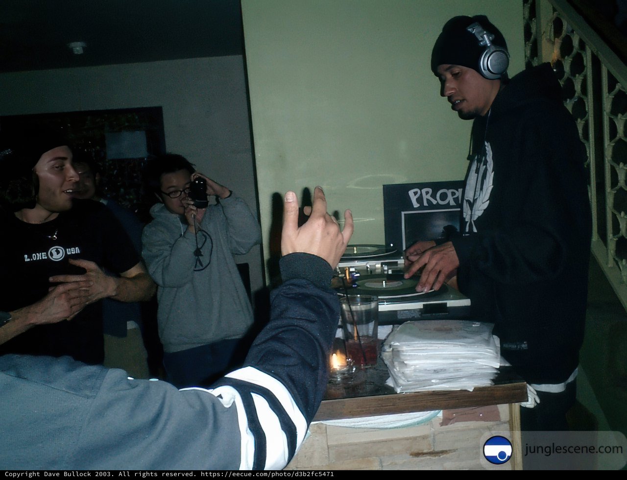 Deejay Hiroyuki Amano in the Pub