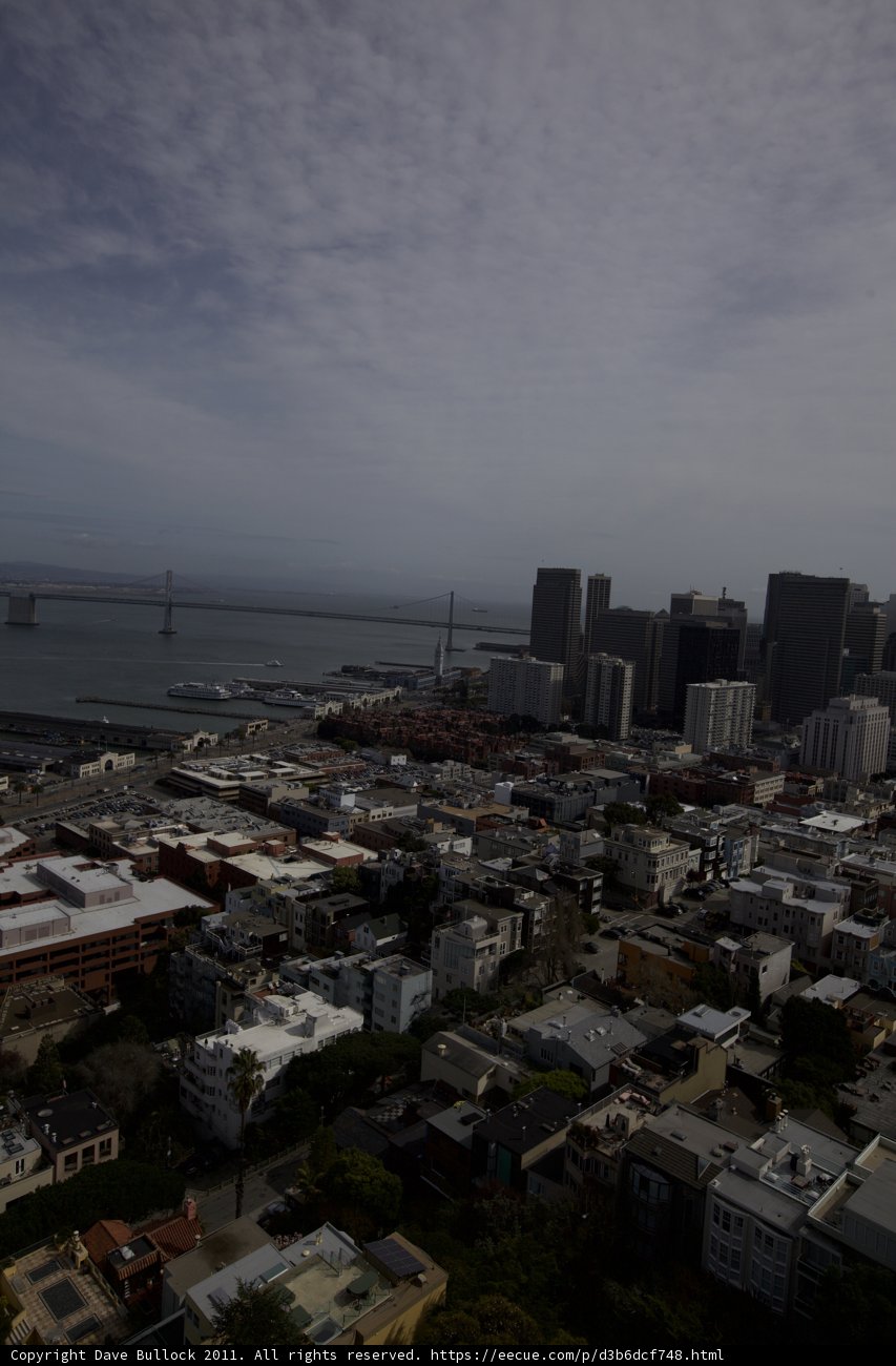 City Metropolis from High Vantage Point
