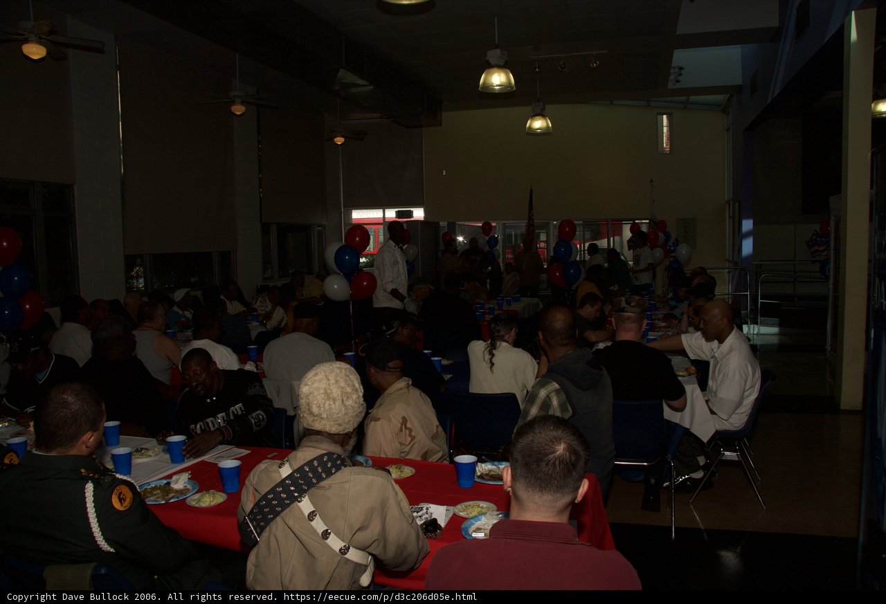 Dining at a Crowded Cafeteria
