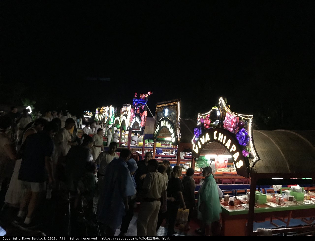 Nighttime Food Stand Frenzy