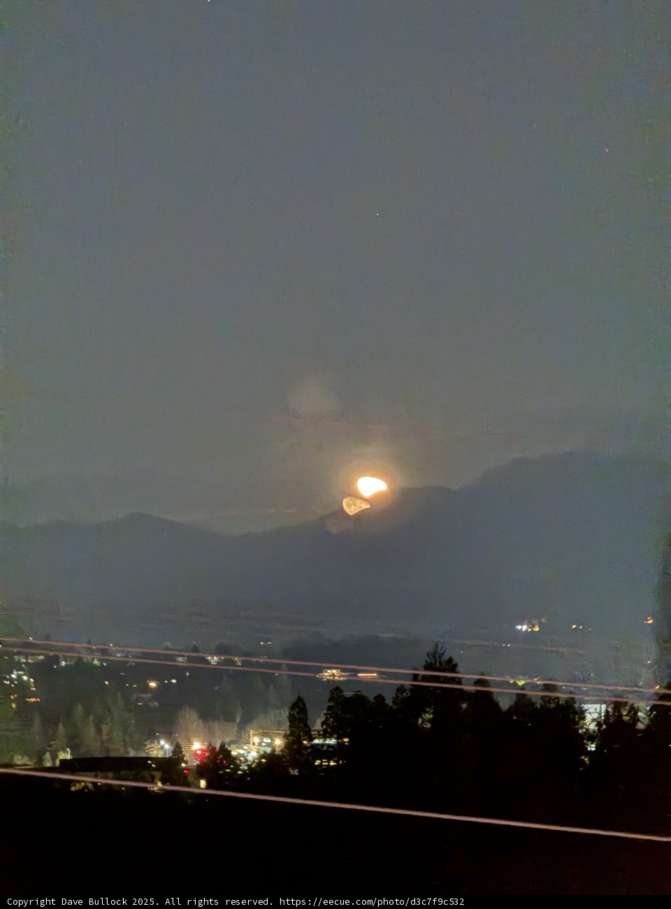 Moonlit Mirage Over the Horizon