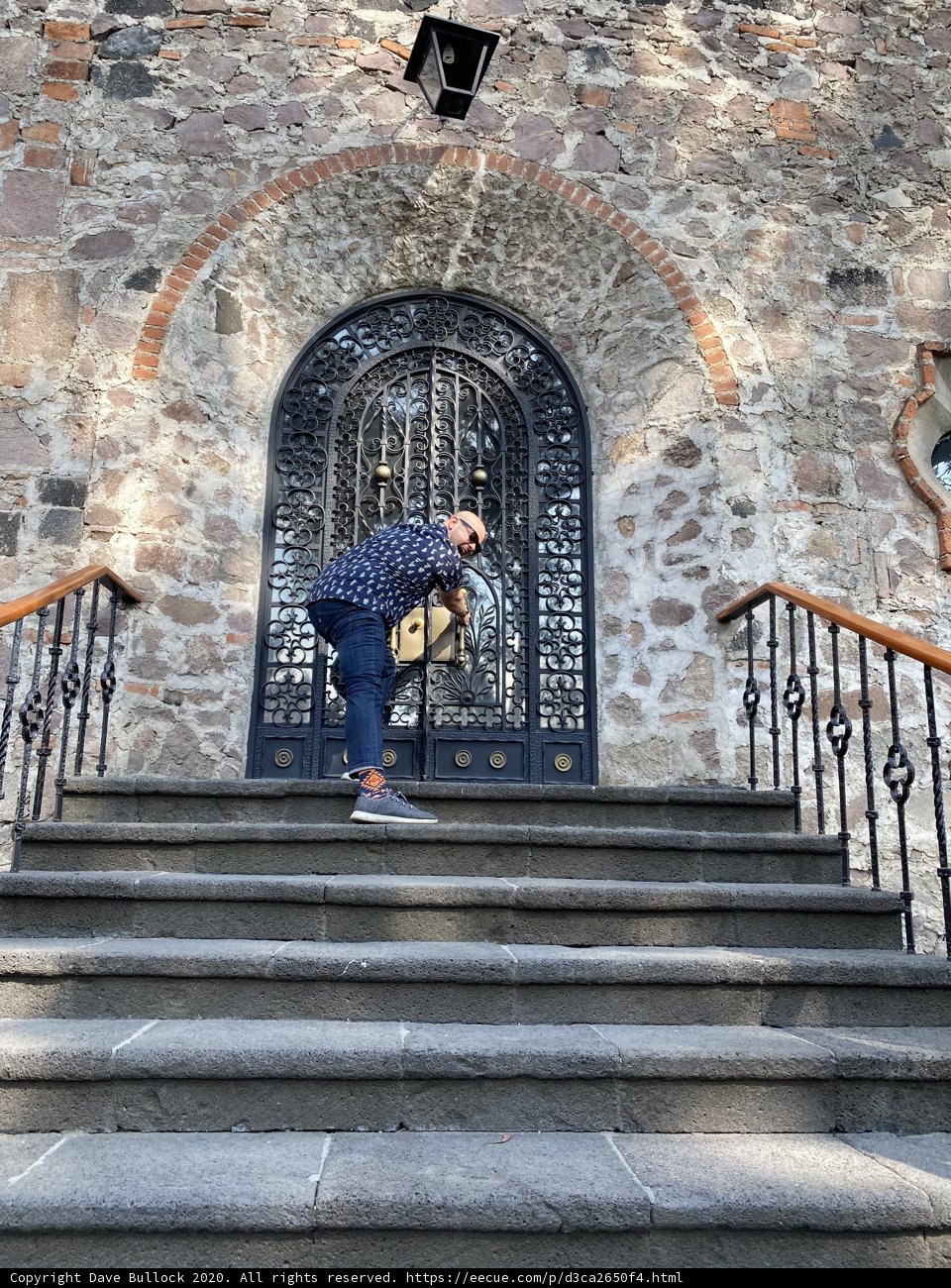 Man on the Gothic Staircase