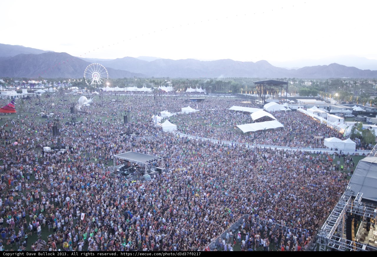 The Massive Crowd at Coachella