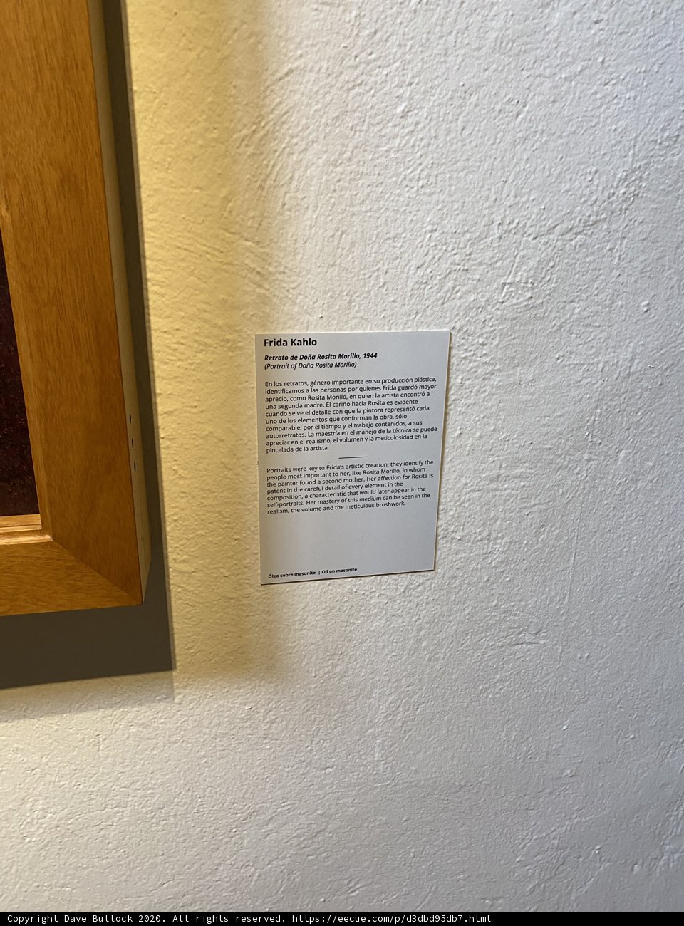 Document Plaque on the Wall