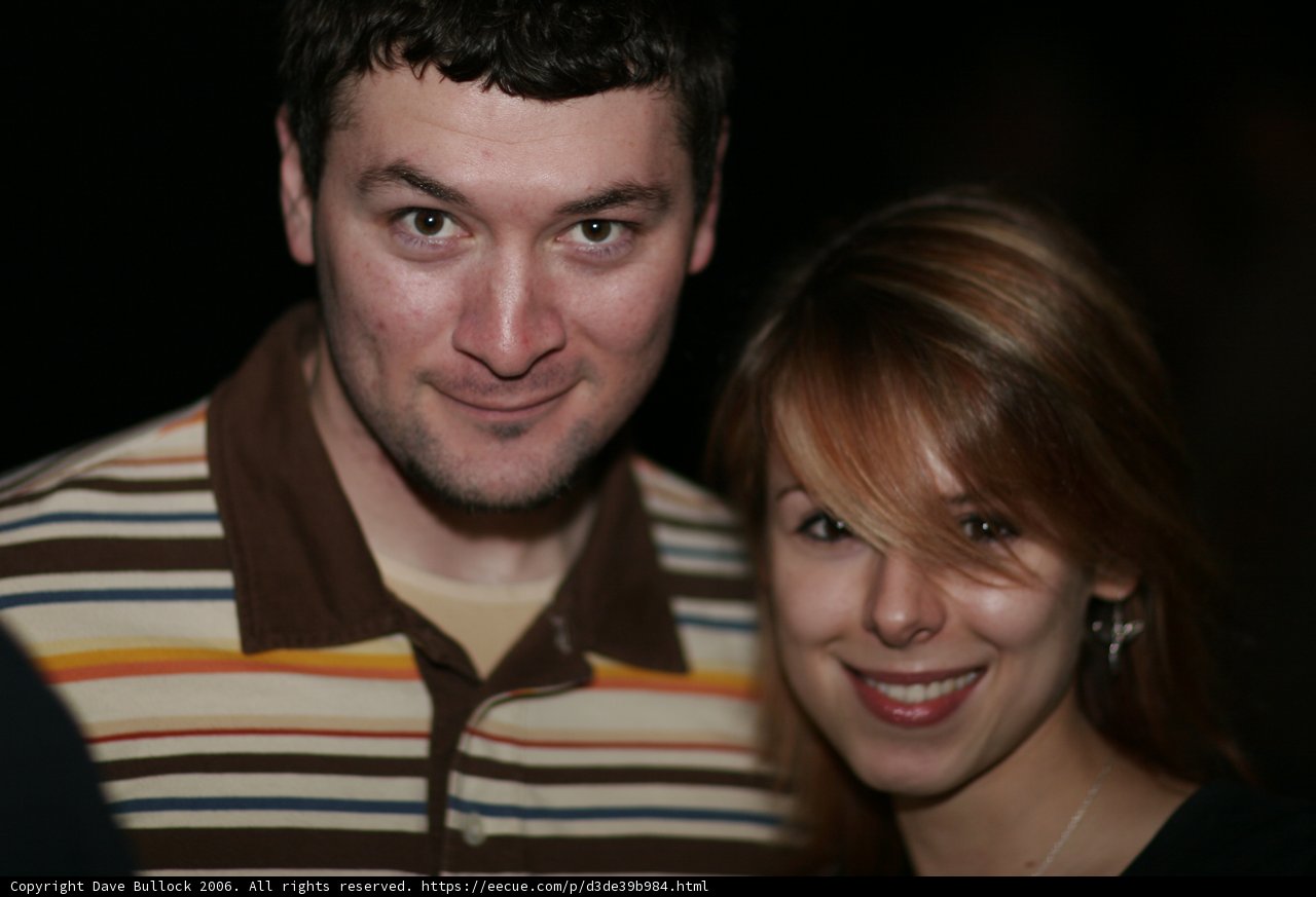 Happy DJ Couple at the Club