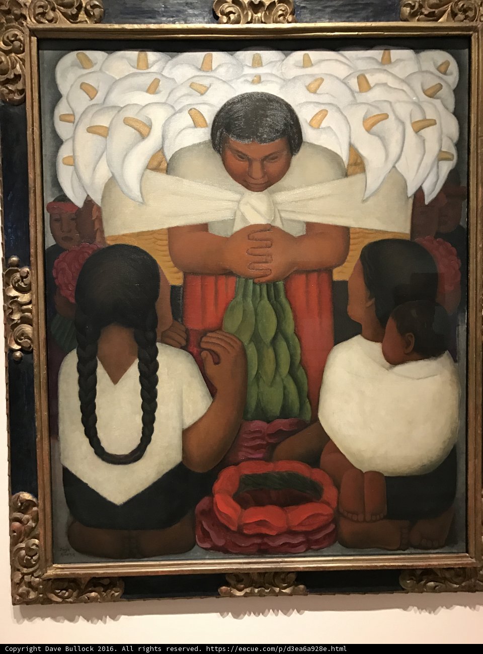 Diego Riego with Marie Laurencin's Painting