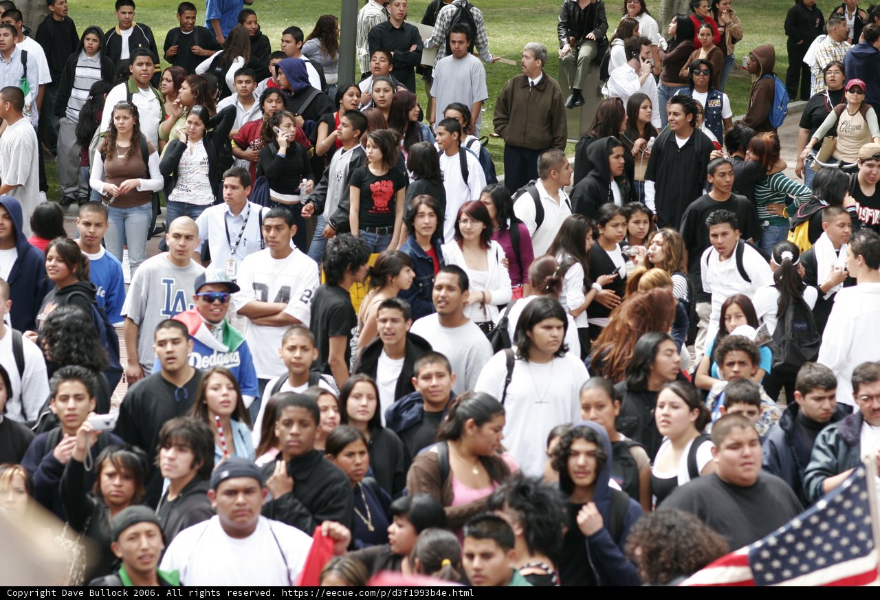 School Walkout Protest Draws Large Crowd to Park