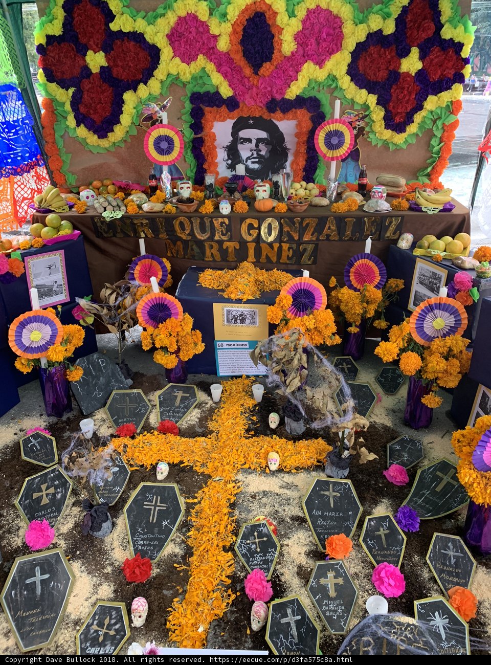 A Colorful Altar Display