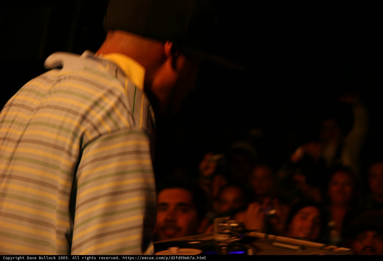 Striped Shirt and Hat DJ