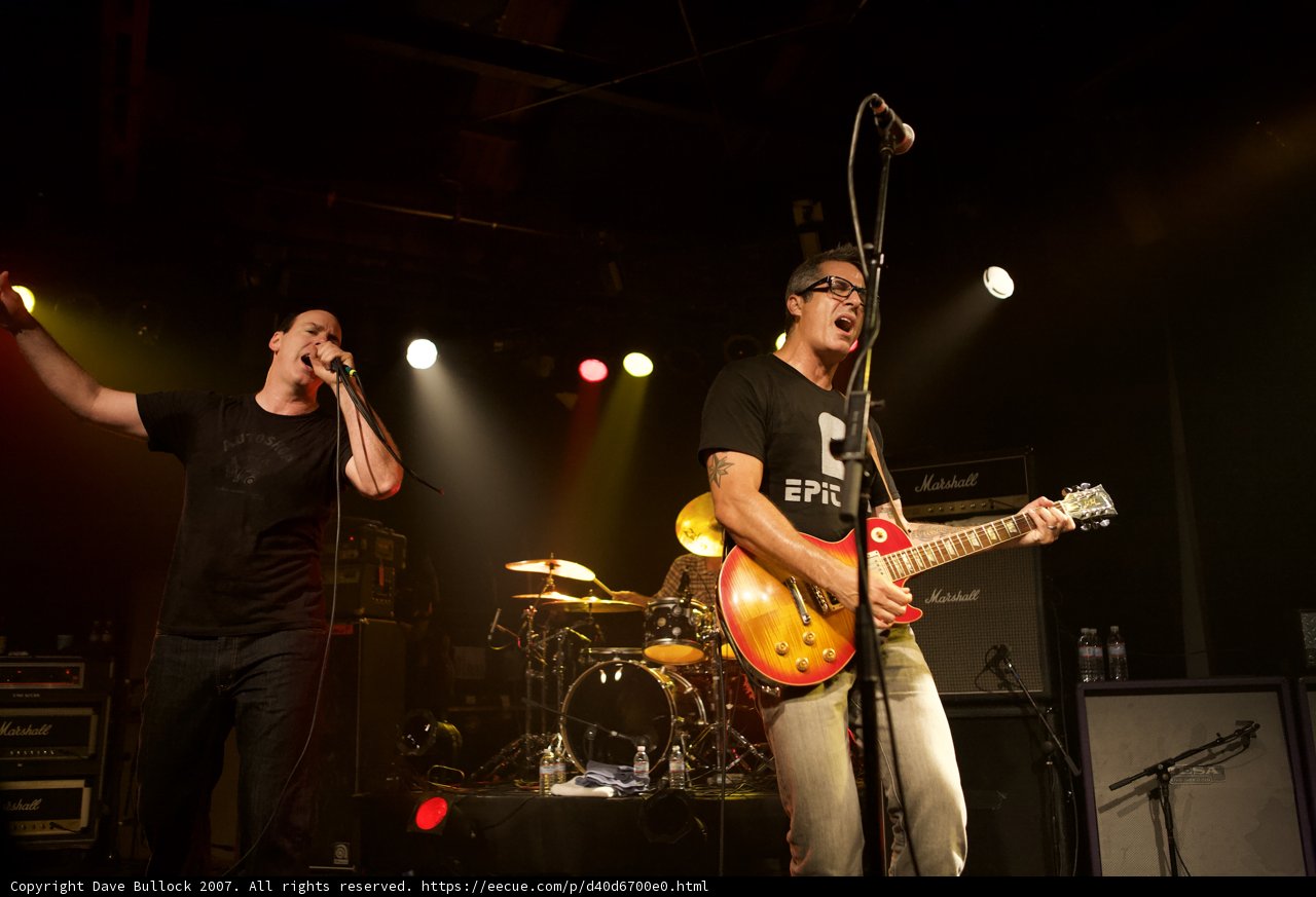 Rocking the Stage at Bad Religion Glasshouse Concert