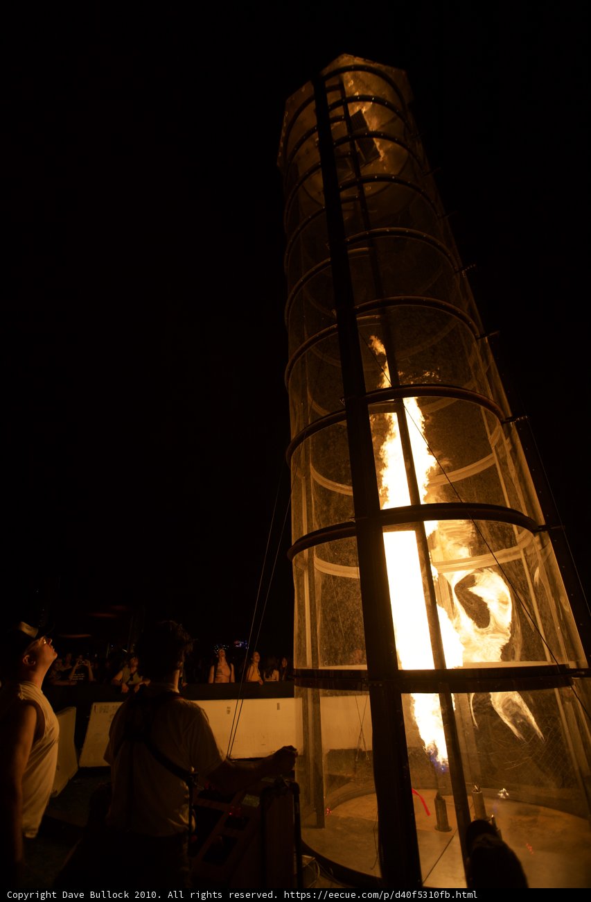 Tower Up in Flames