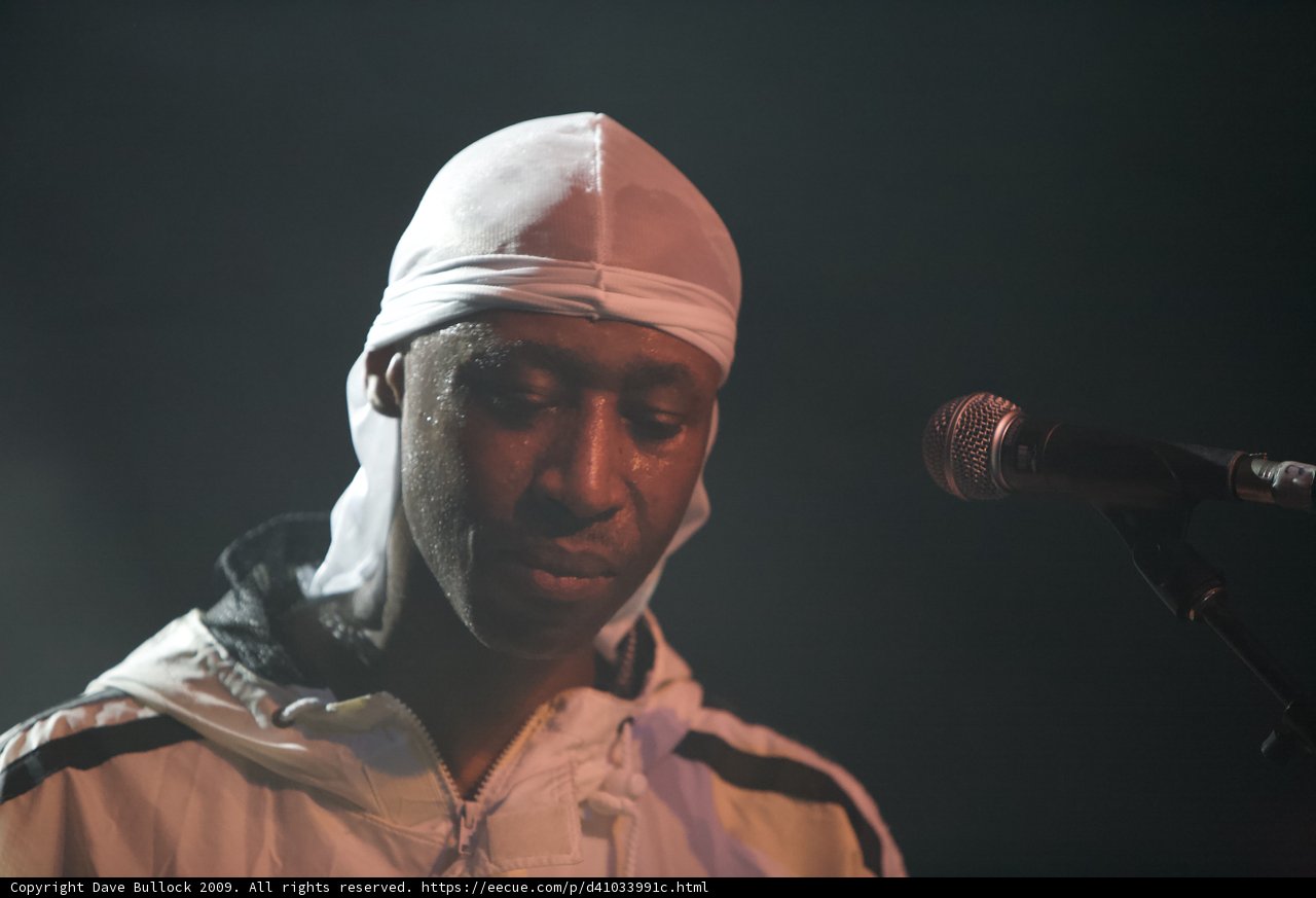 White Hoodie and White Hat Entertainer