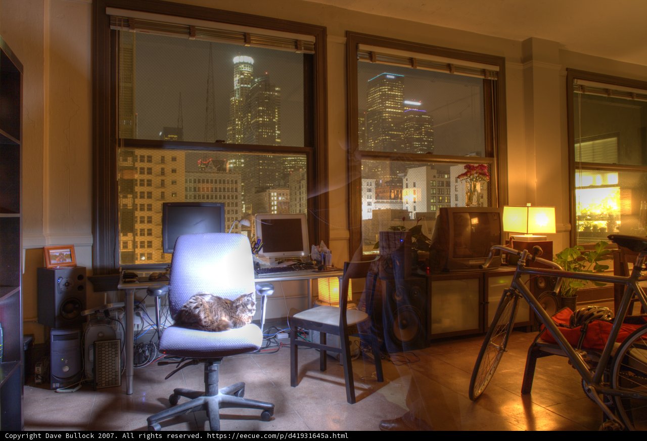 Cozy Living Room Workspace
