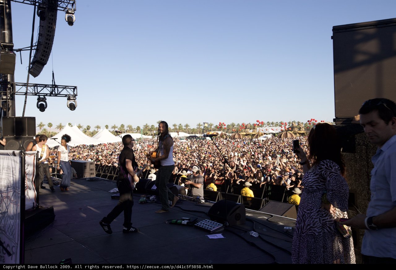 Rockin' out at Coachella 2009