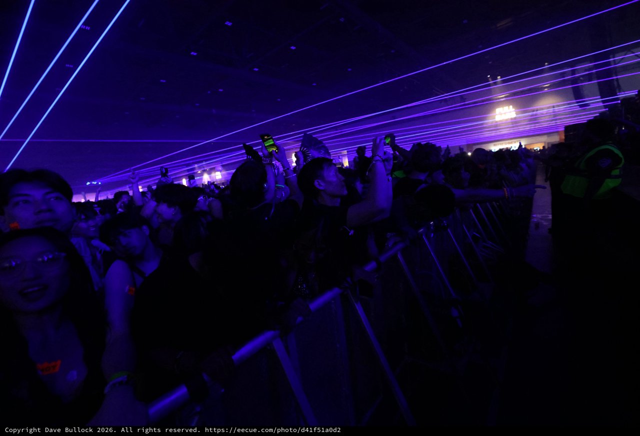 Purple Laser Light Show Electrifies Wobbleland 2026 Crowd