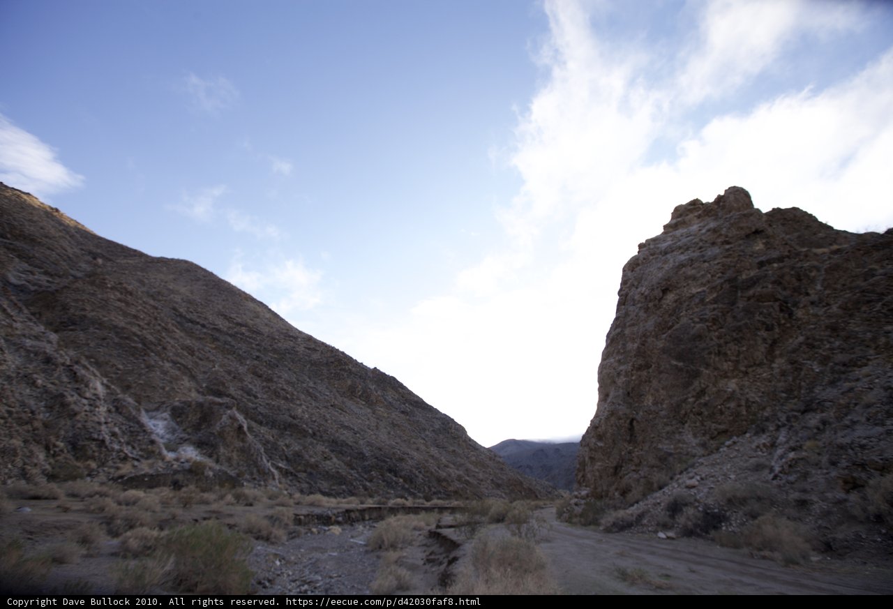 Majestic View of a Canyon Road