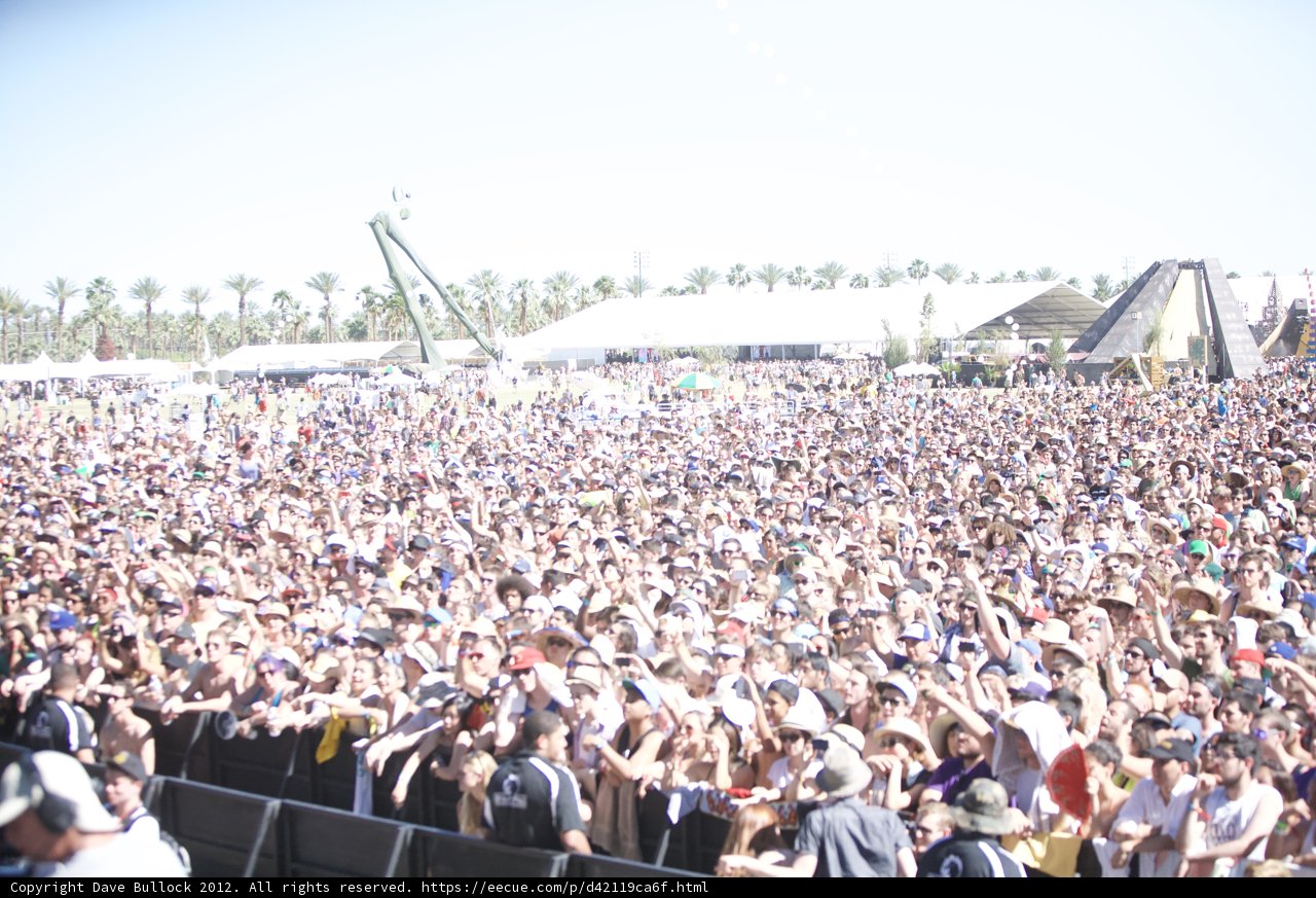The Crowd Goes Wild at Coachella Music Festival