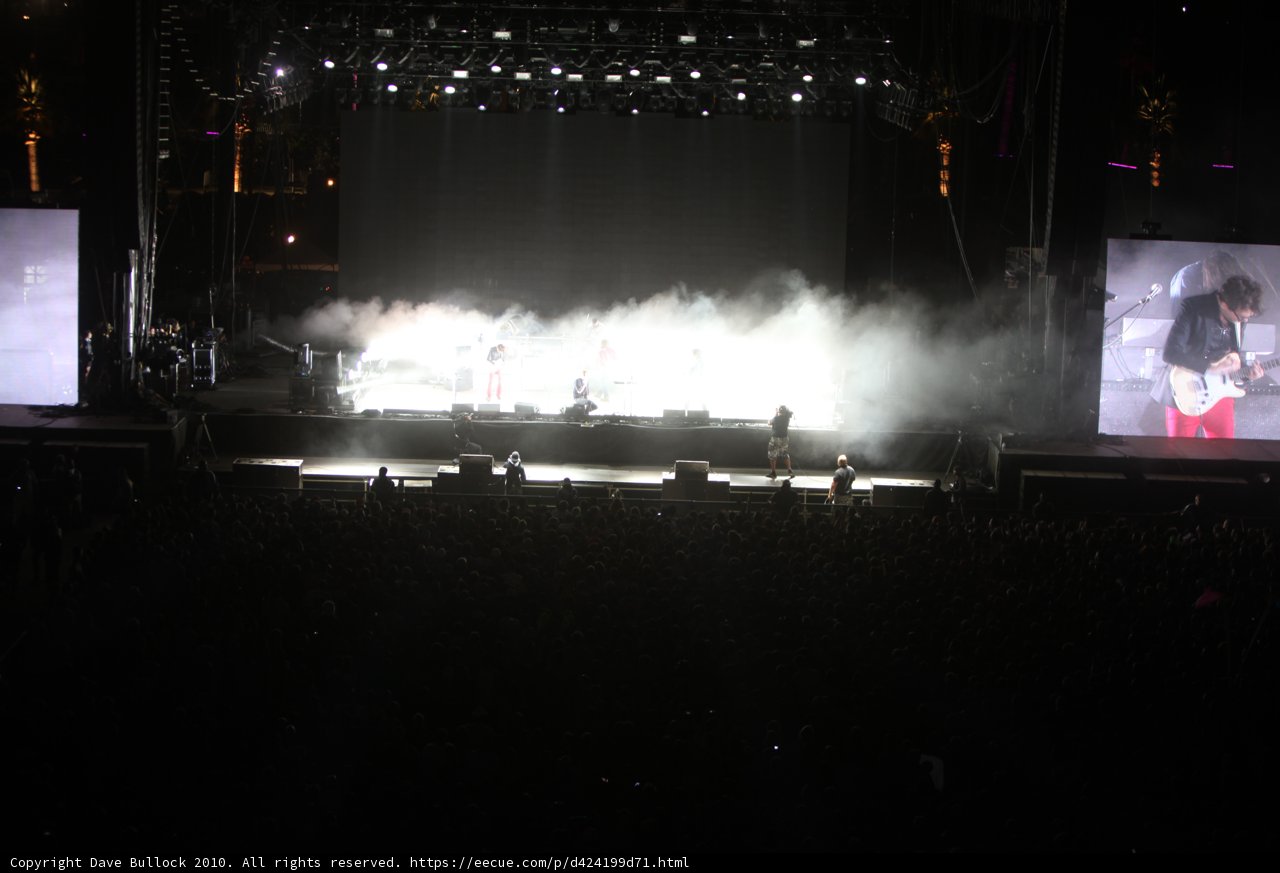 Smoke-filled Concert Performance
