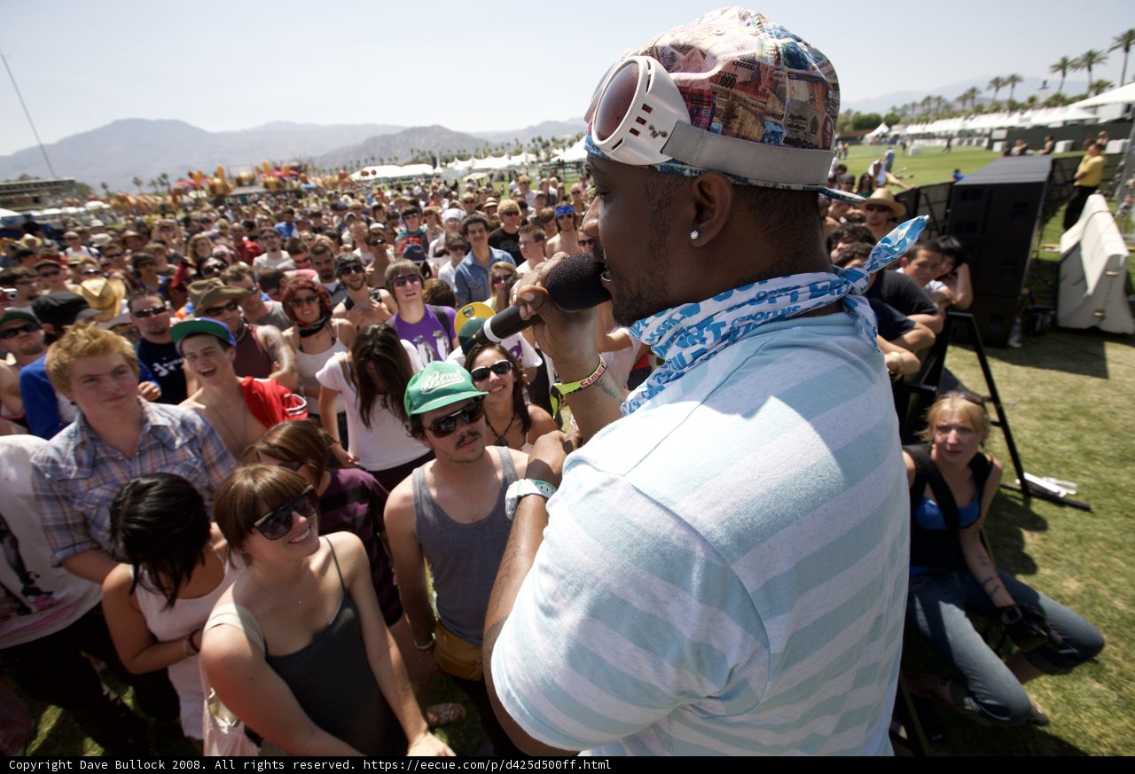 Coachella Crowd Goes Wild for Blue-Shirted Performer