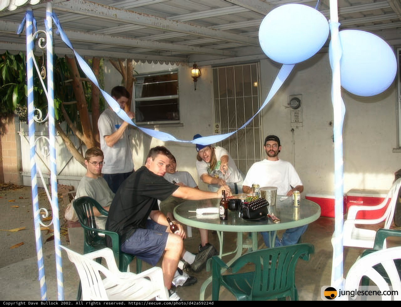 Birthday Celebration with Balloons
