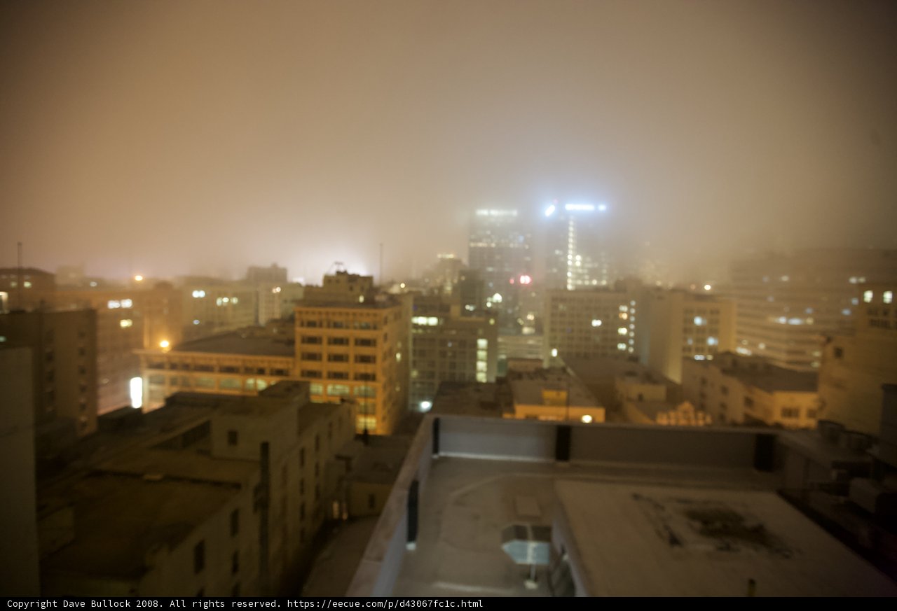 Foggy Night in the City