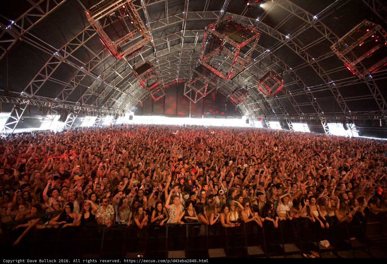 Coachella 2016 Crowd in Auditorium