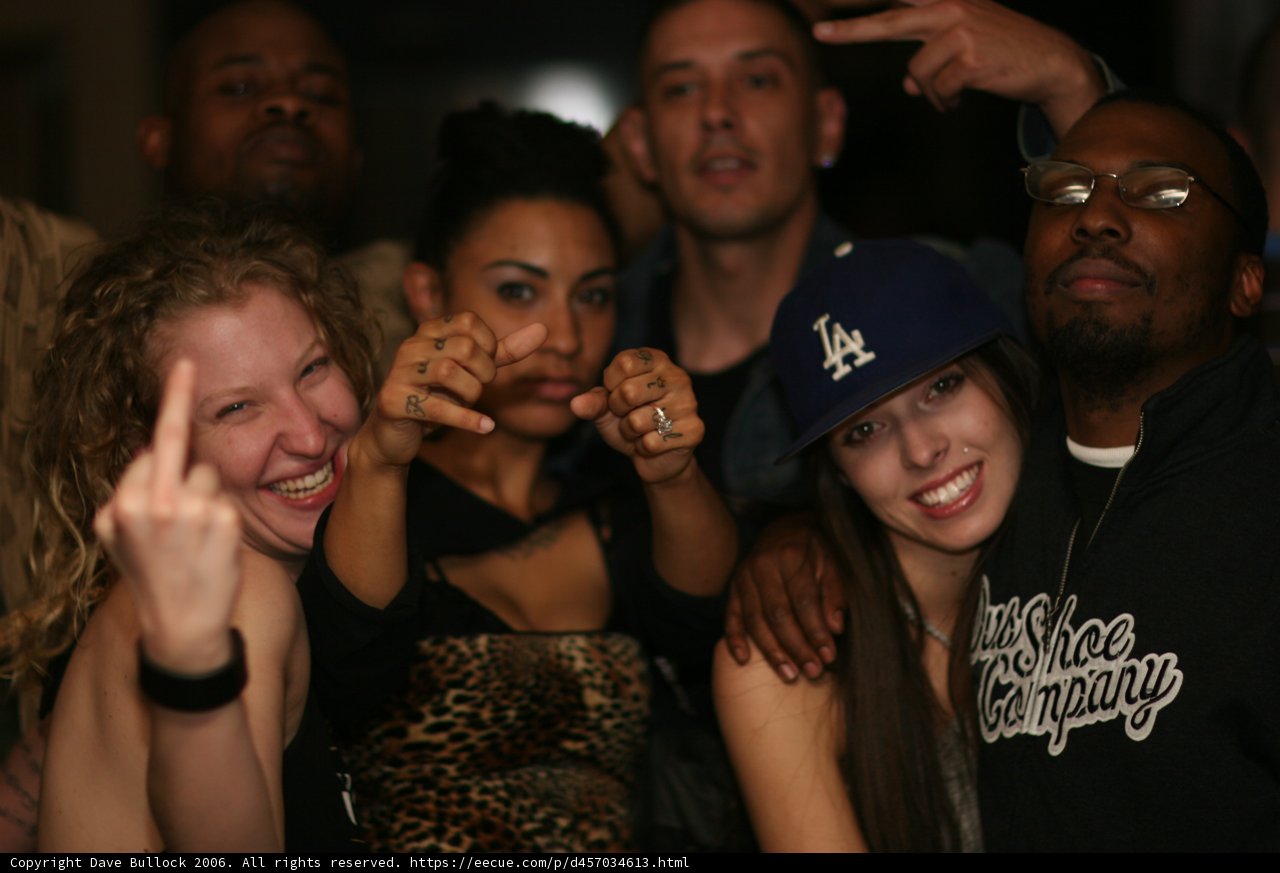 Group Picture at Night Club