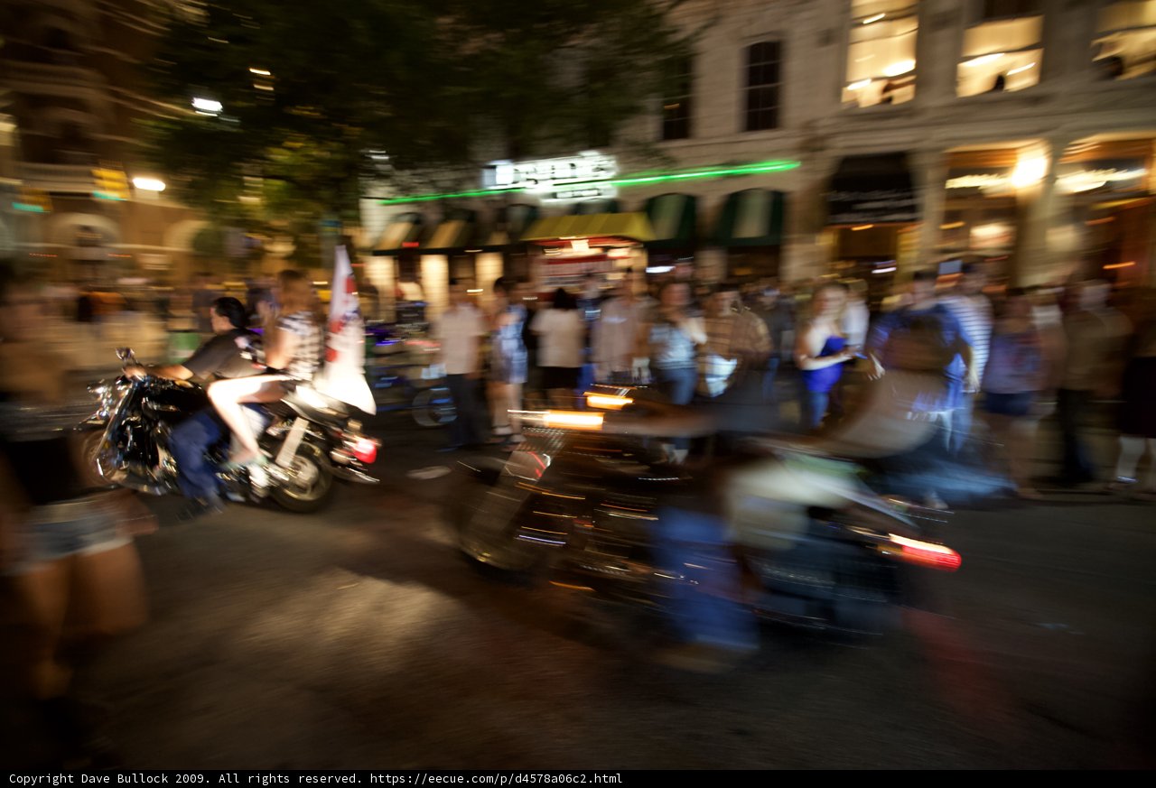 Night Ride in Downtown Austin