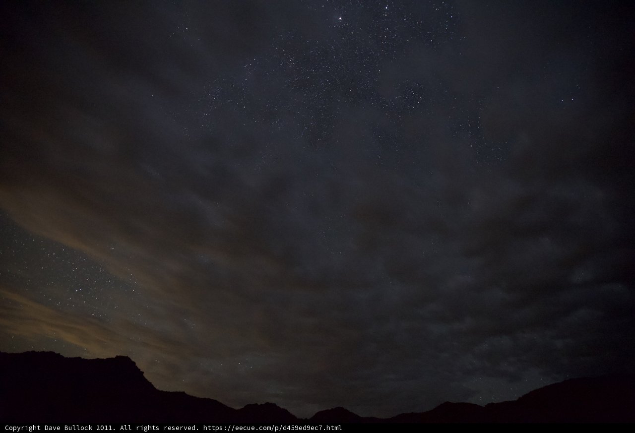 A Starry Night in the Desert