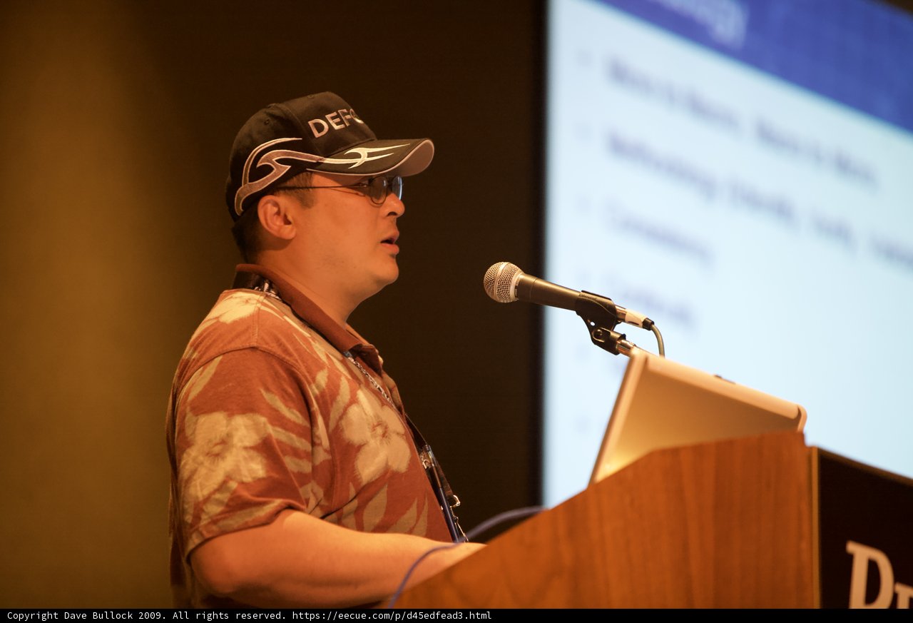 Speaking Engagements with Hat and Glasses