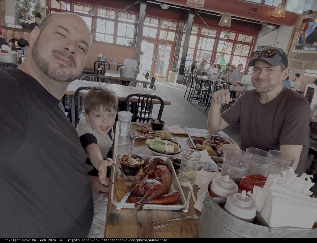 Family BBQ Feast at Restaurant