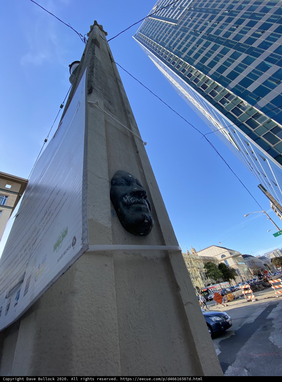Man atop the City