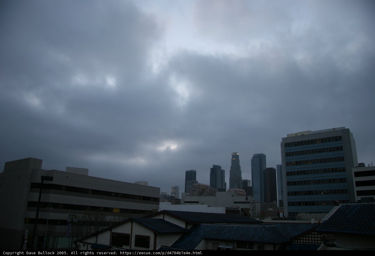The Metropolis peaking through Cumulus
