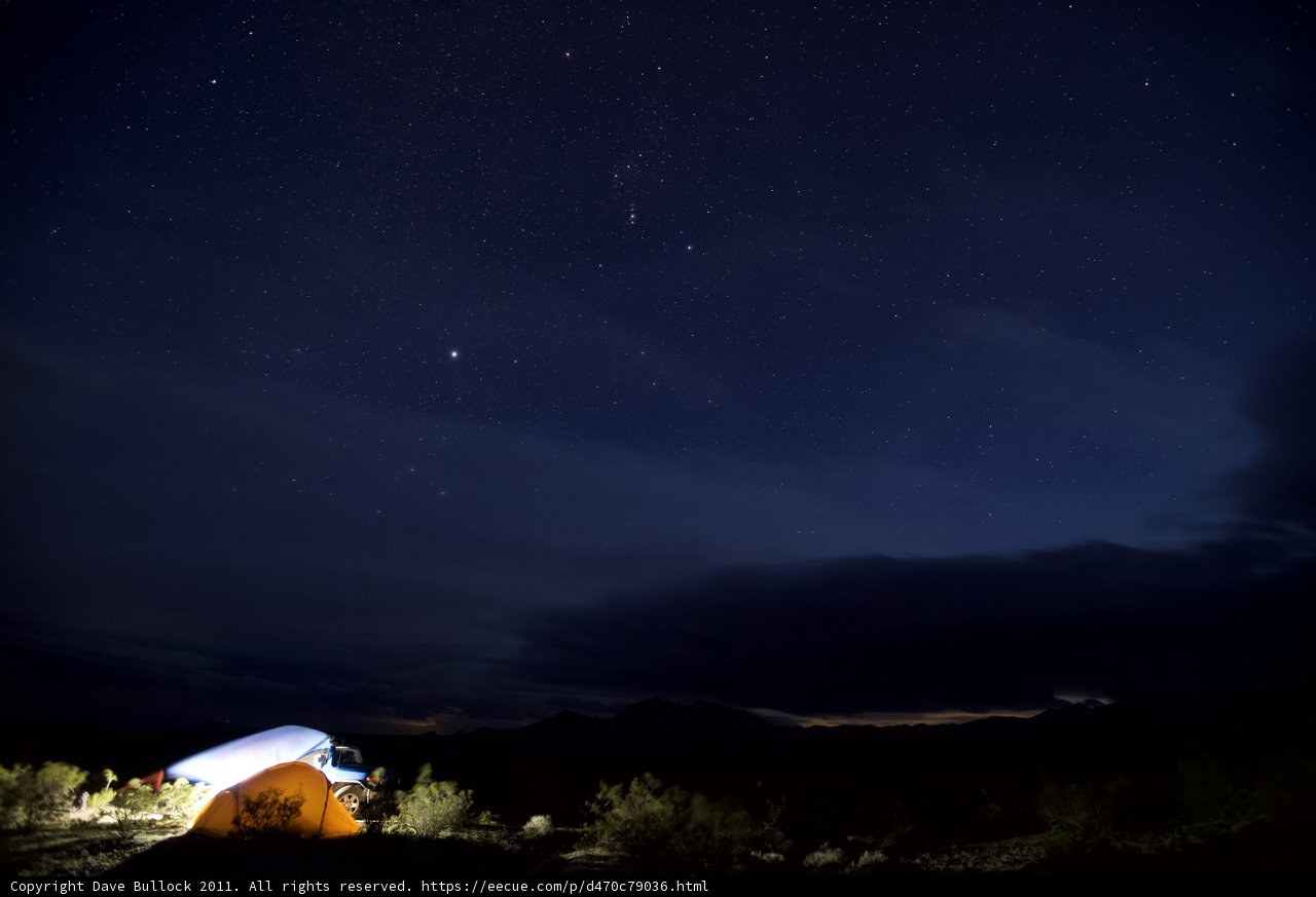 Starry Night Camping