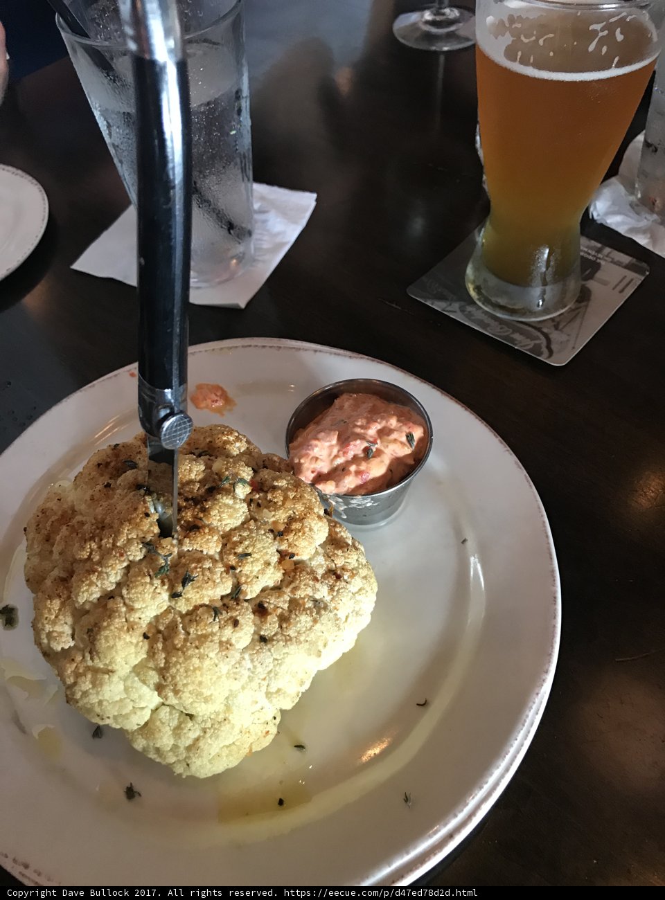 Beer, Bread, and Cauliflower