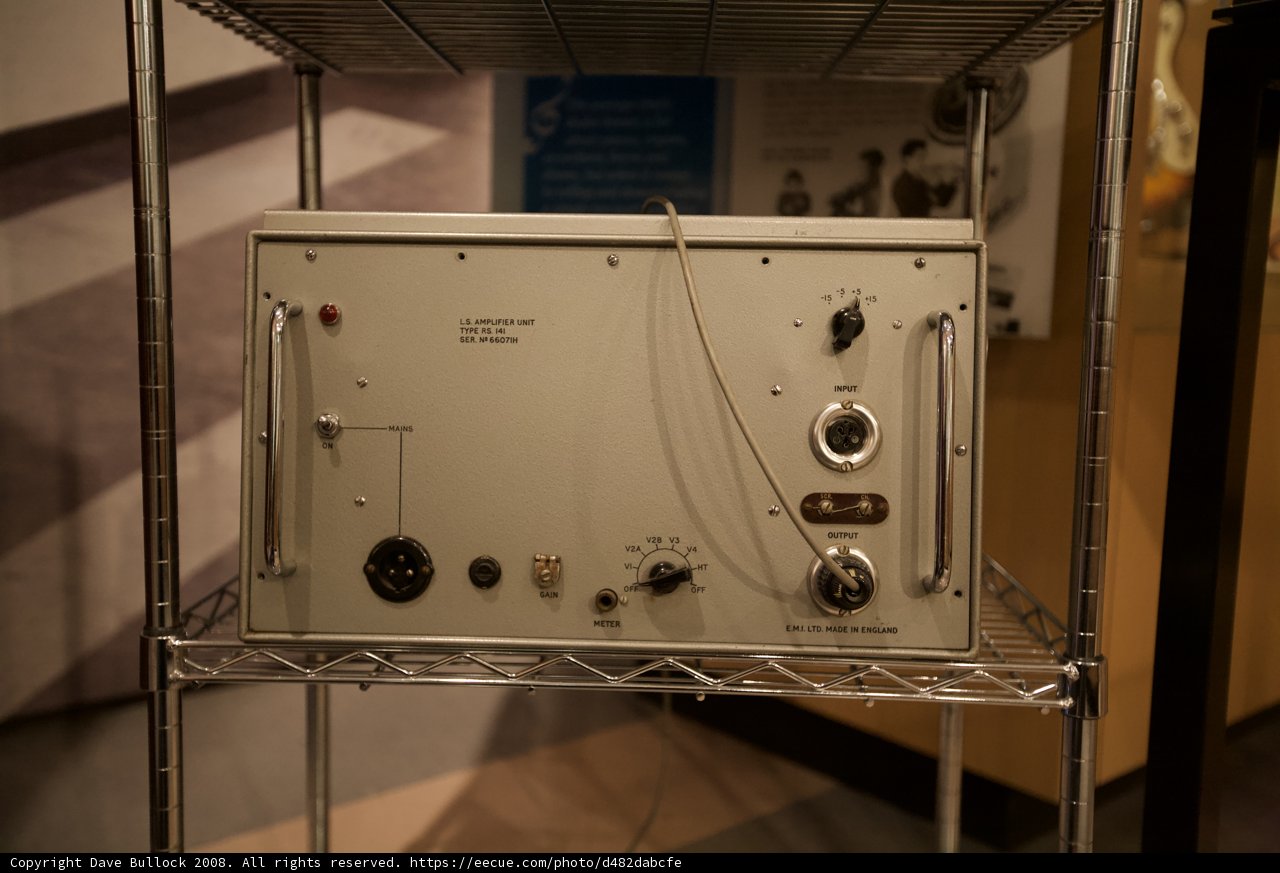 Antique Amplifier on Display