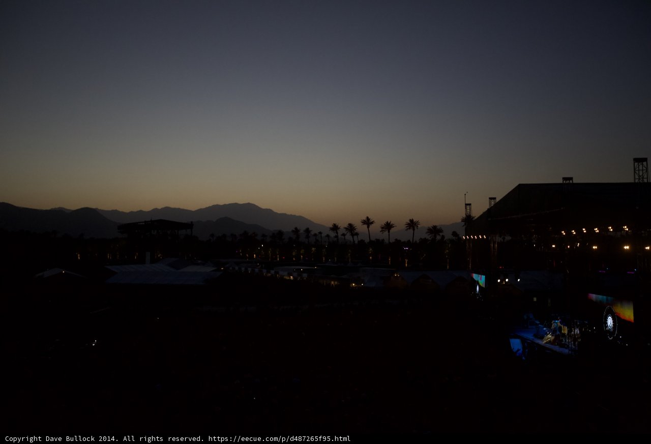 Mountain Sunset Silhouette