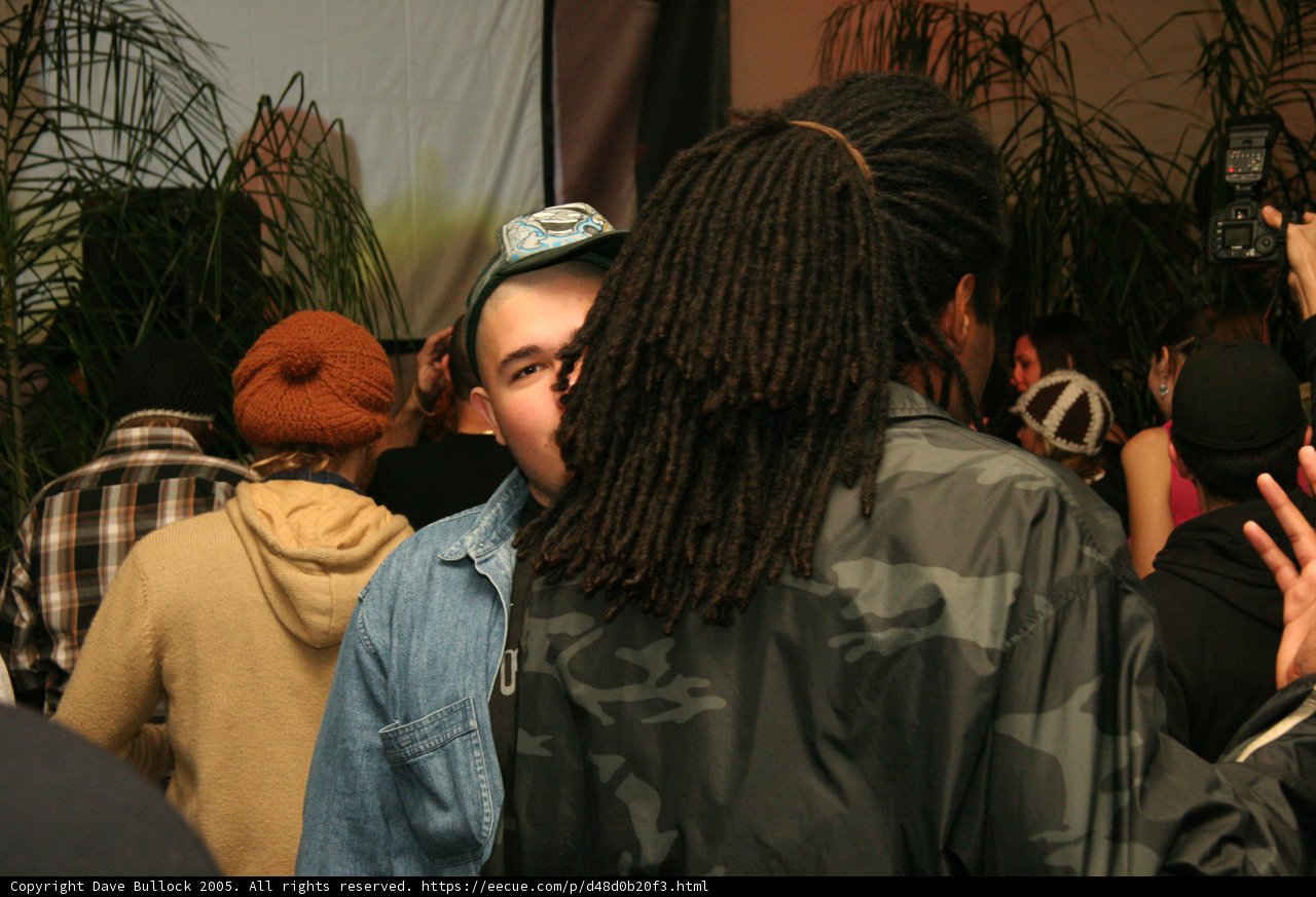 Dreadlocked man in a beanie hat