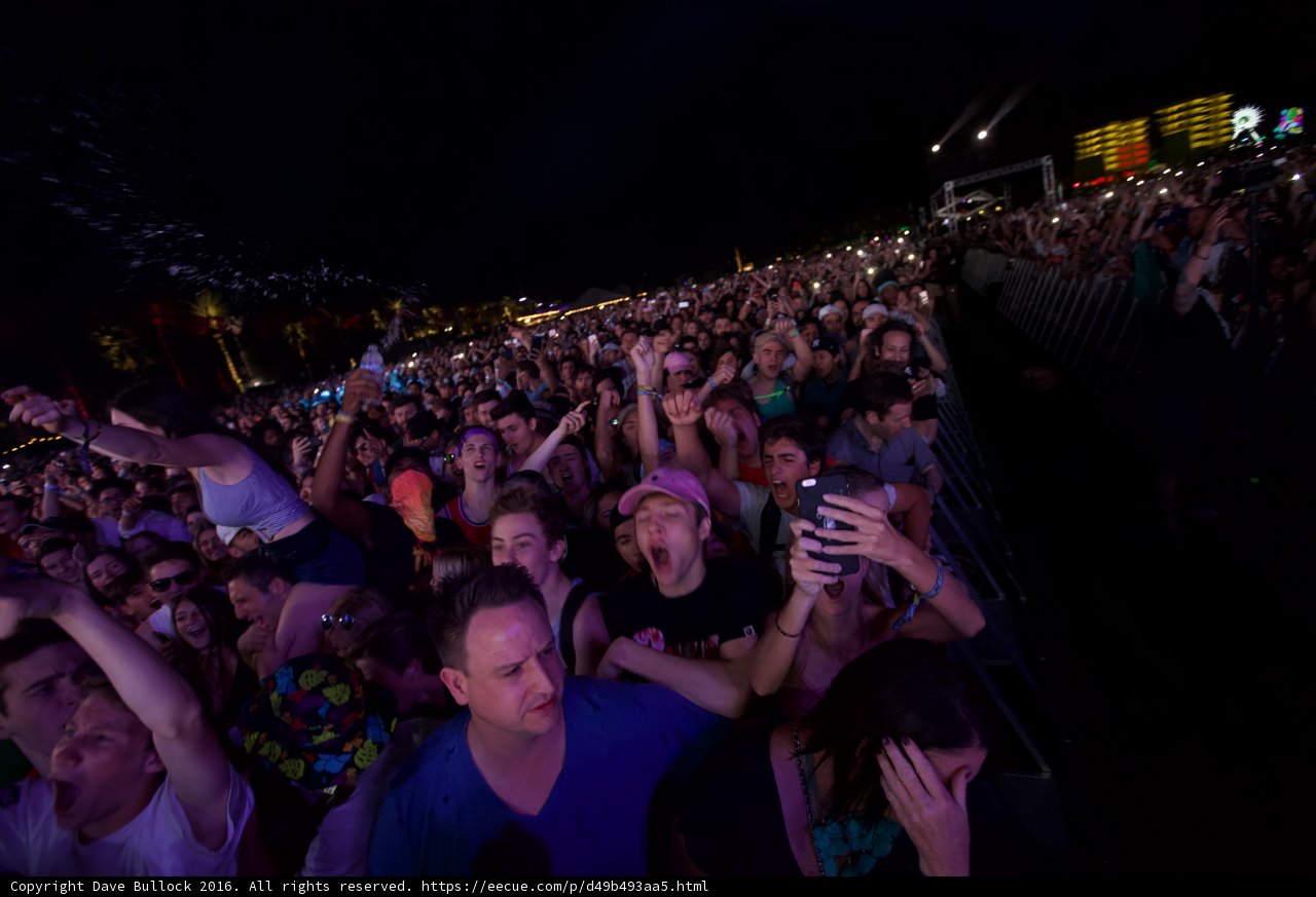 Phone-Wielding Crowd at Coachella