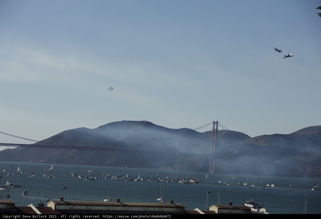 Fleet Week Air Show over the Golden Gate Bridge, 2023