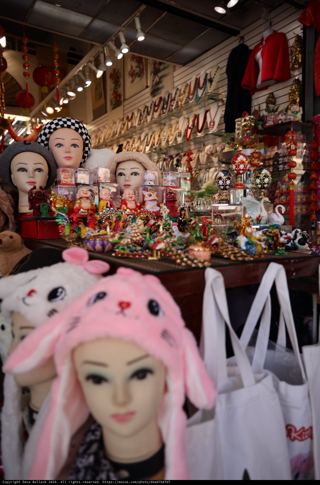 Whimsical Display at Asian Market Souvenir Shop