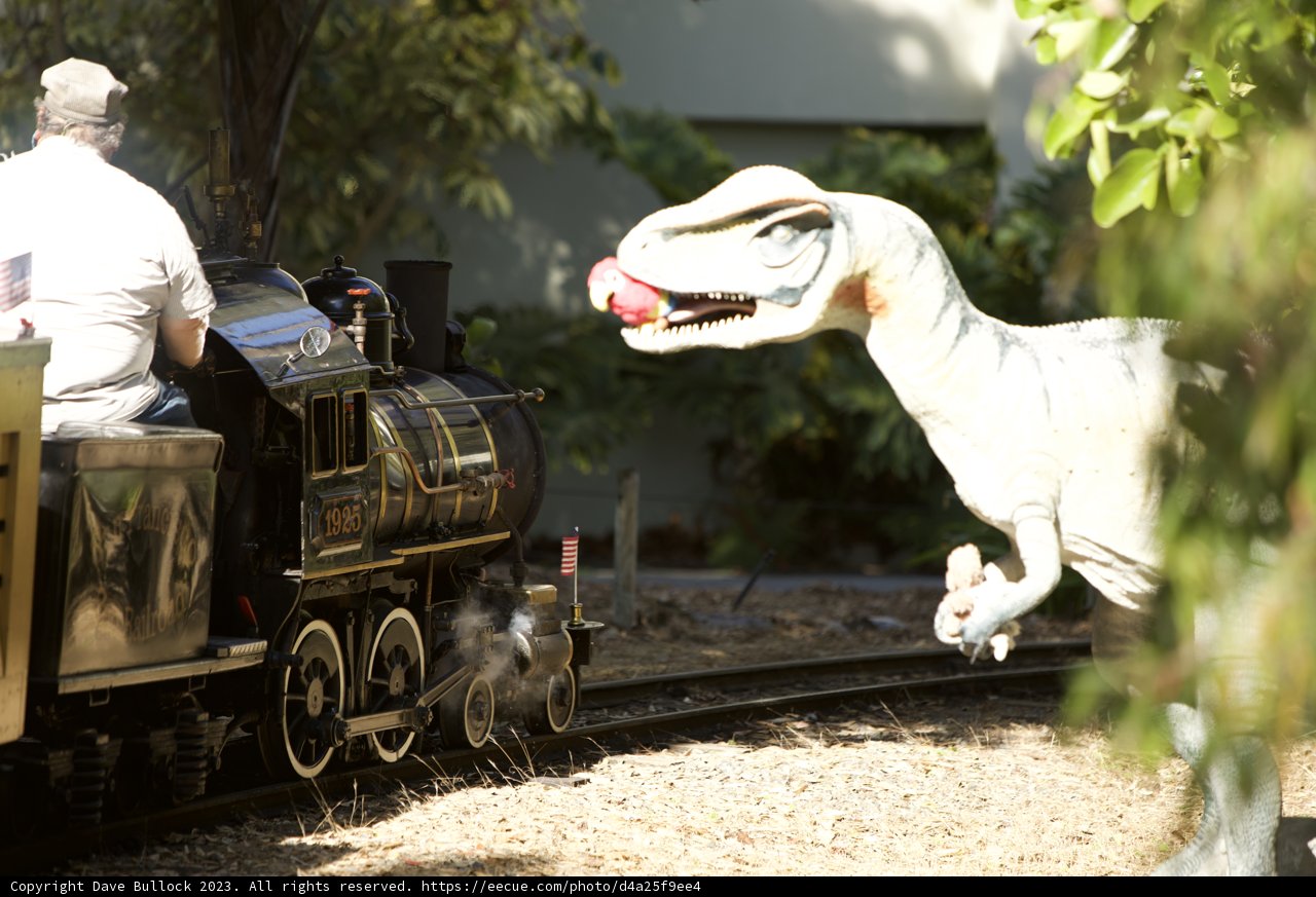 Jurassic Journey on Miniature Tracks