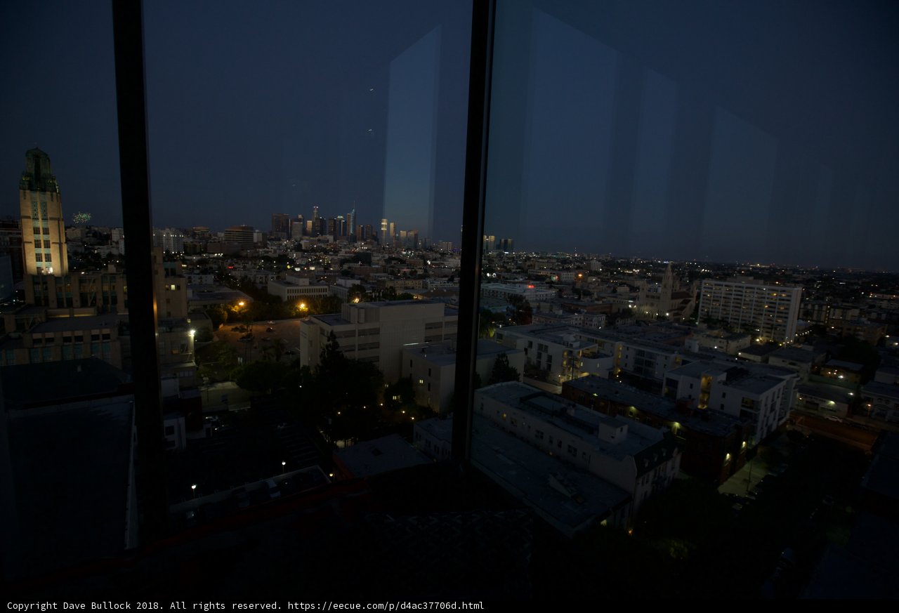 Nightscape of Los Angeles Metropolis