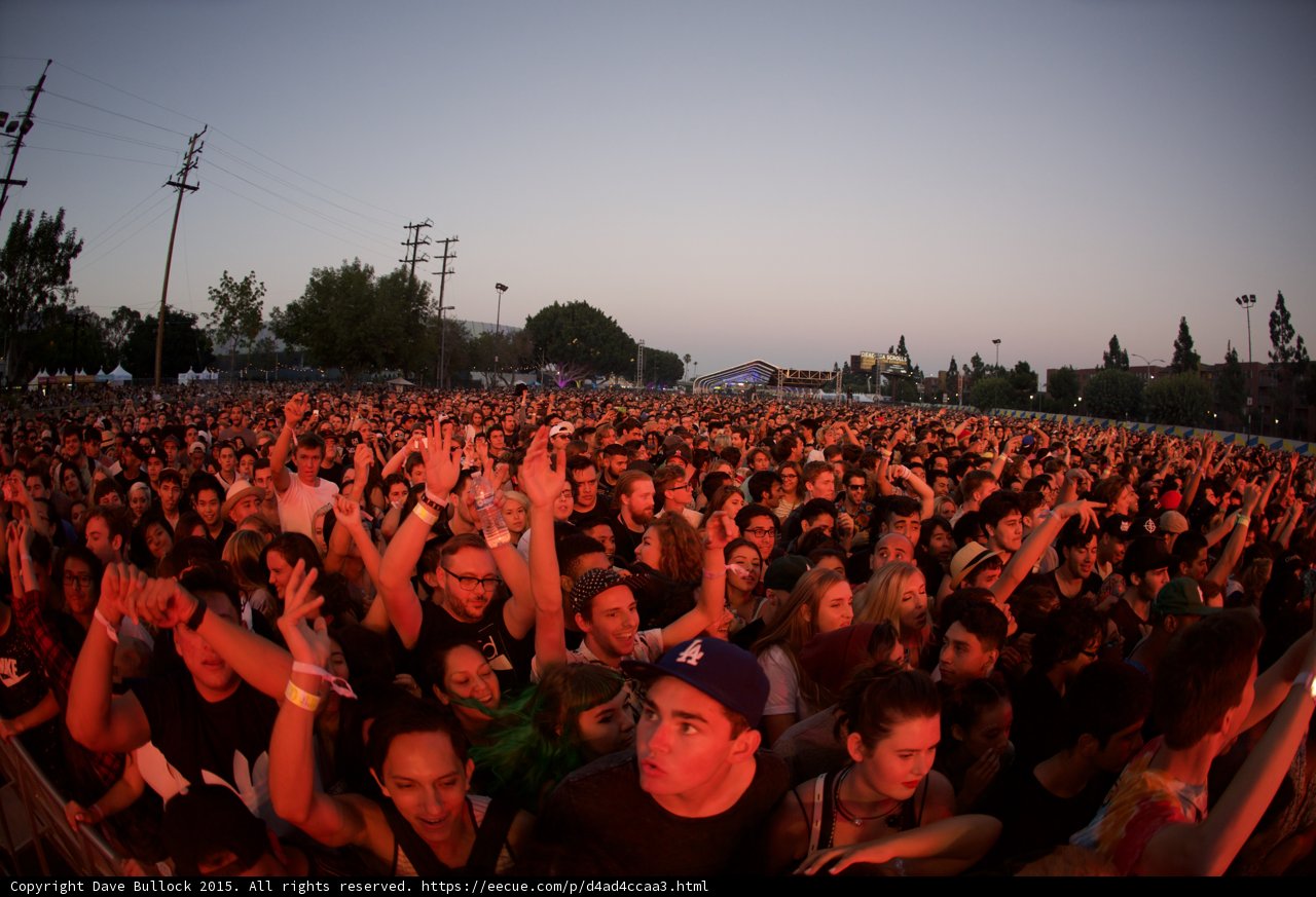 Happy Crowd Panorama