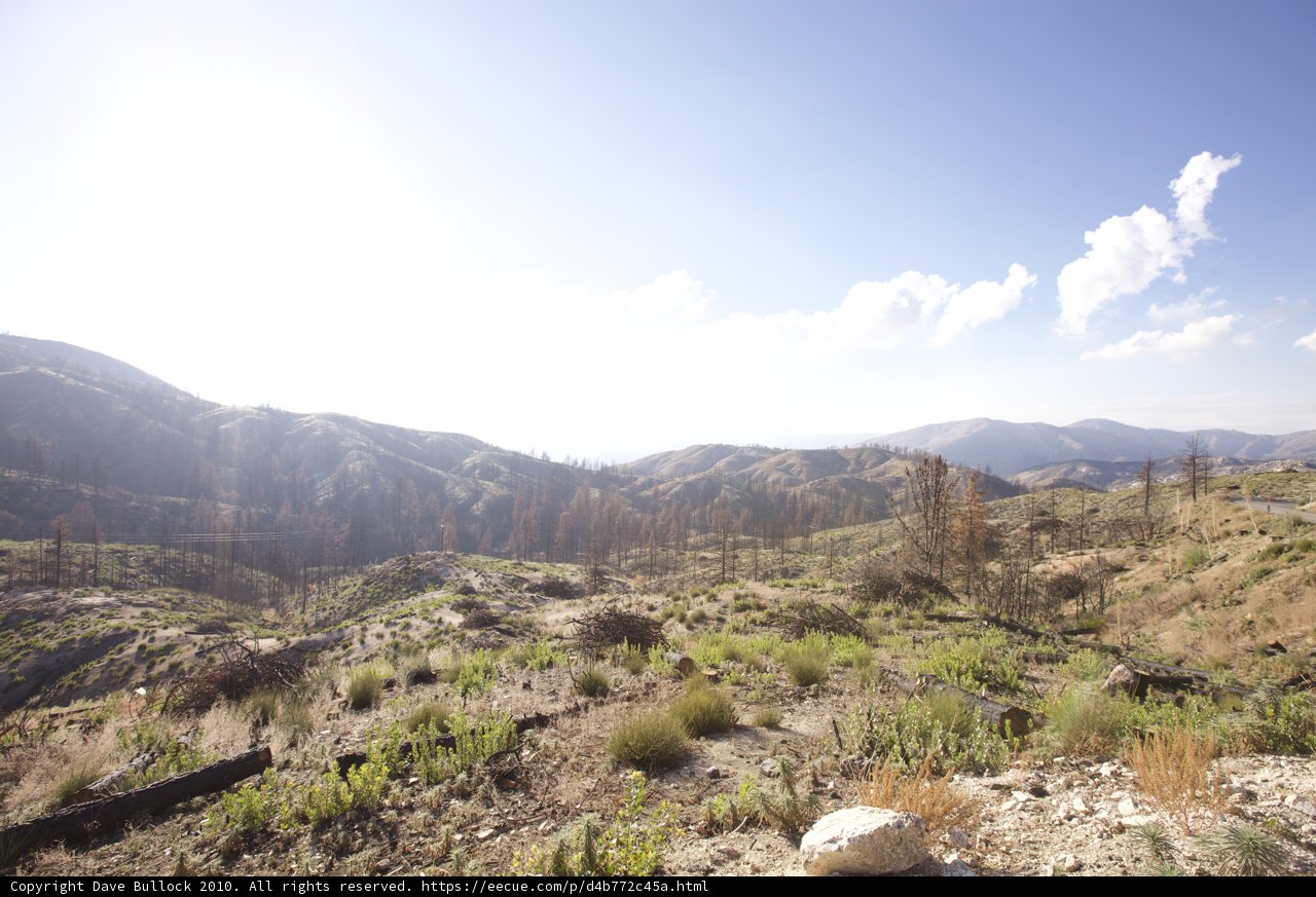 Majestic Mountain Range in Angeles Crest
