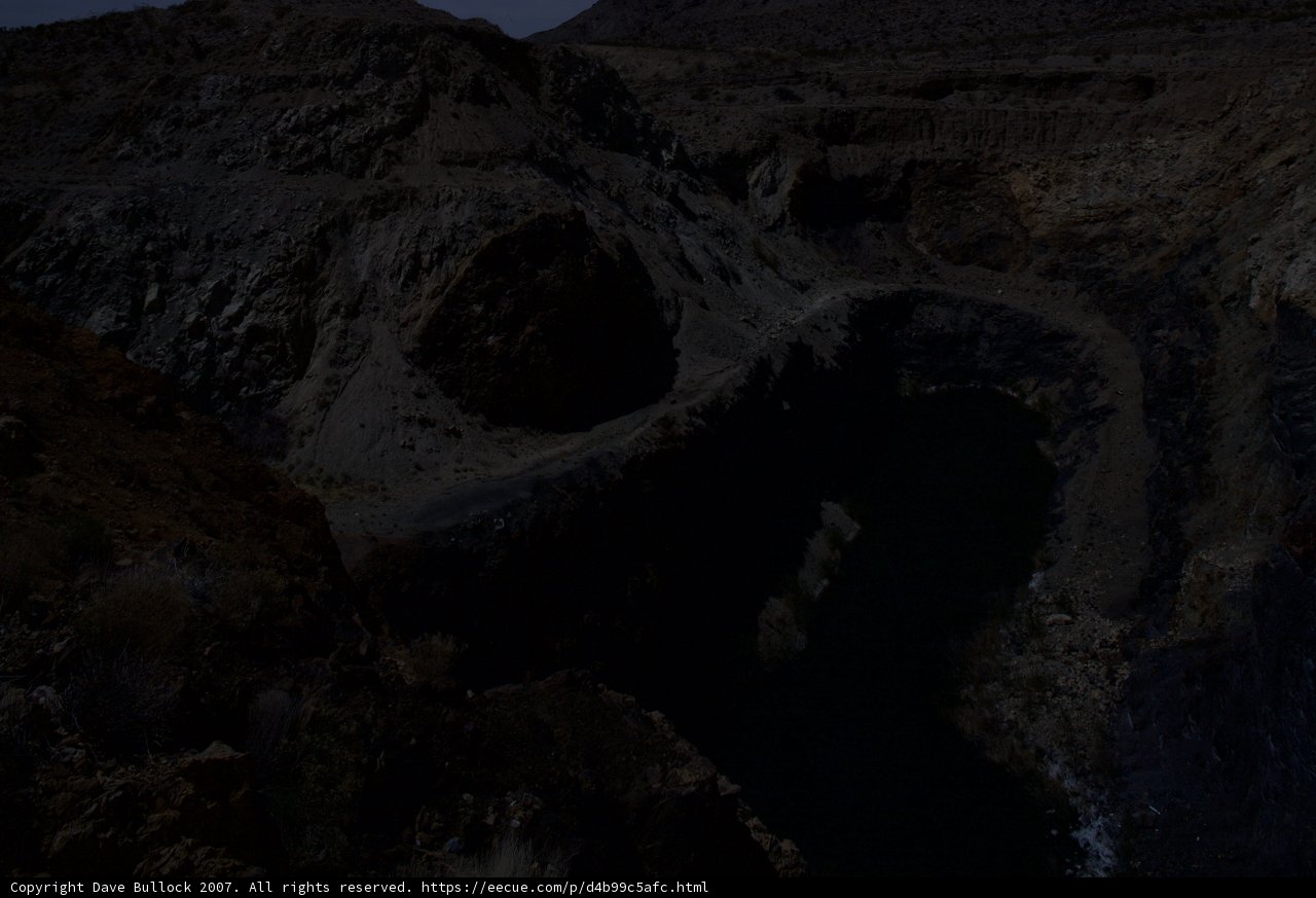 Nighttime Canyon Flow