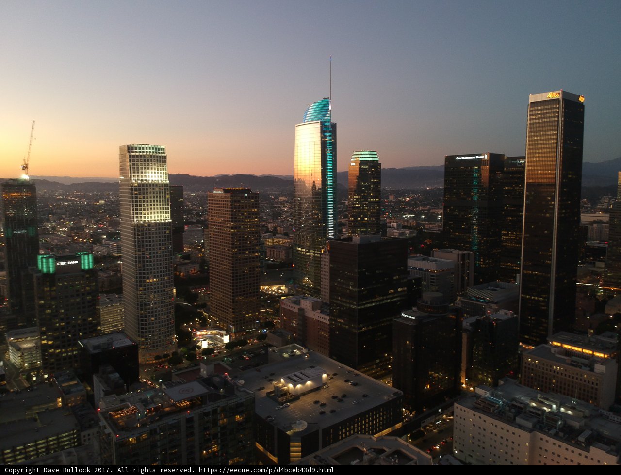 Sunset Over the City of Angels